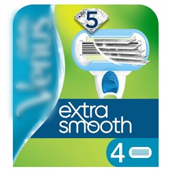 Кассеты для бритвы Dʤɪˈlett ВИНУС Embrace Extra Smooth/ Embrace Sensitive (4 шт.) (Оригинал)