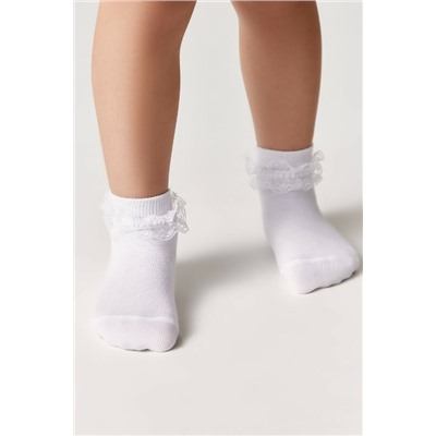 Носки детские Conte-Kids Хлопковые носки TIP-TOP с кружевной лентой