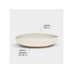 Набор тарелок «Рестос», 4 предмета, керамика, Иран