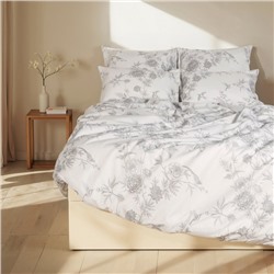 Пододеяльник 1.5-спальный SL Home Flowers, 150×220 см, сатин