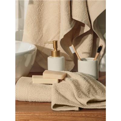 Полотенце махровое LoveLife Natural beige, 100×150 см, 100% хлопок