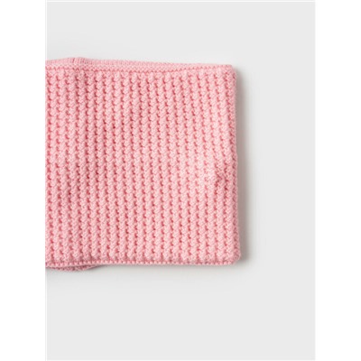 Комплект трикотажный для девочек: шапка, снуд