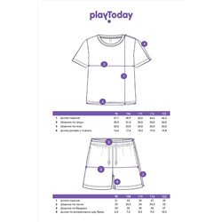Комплект (Футболка+Шорты) PLAYTODAY, 1121427