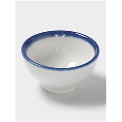 Соусник Magistro Blue Lagoon, 90 мл, d=8 см, фарфор, белый