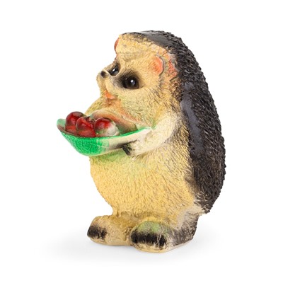 Садовая фигура из гипса «Ёжик с ягодами», h=16 см