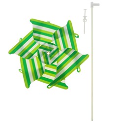 Ветерок «Полосатик», зелёный