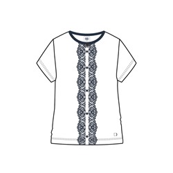 Блузка трикотажная для девочек (футболка)