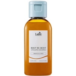 LADOR ROOT RE-BOOT Шампунь для сухой кожи головы с прополисом Vitalizing Propolis & Citron 50 мл