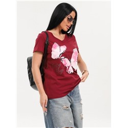 Футболка "Поликсена" (Бордовый)