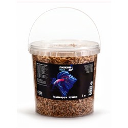 Корм для рыб и черепах «Пижон» гаммарус тушка, ведро, 1 л