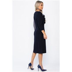 Платье Эванесса (серо-синие) П12745-35М