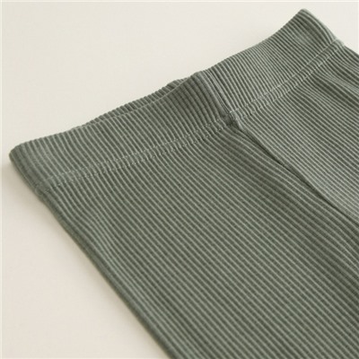 Пижама детская SL HOME, размер 28 (86-92 см), оливковая