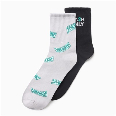 Носки мужские KAFTAN Cash, р. 41-44 (27-29 см), набор 2 пары