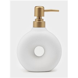 Дозатор для жидкого мыла Modern Gold, белый