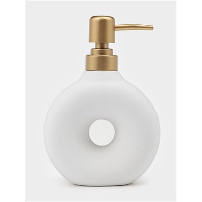 Дозатор для жидкого мыла Modern Gold, белый