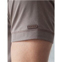 Футболка базовая полуприлегающая из премиального хлопка с эластаном