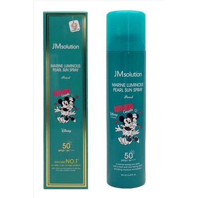 Jmsolution Солнцезащитный спрей с экстрактом жемчуга / Marine Luminous Pearl Sun Spray Disney Couple Favorite SPF50+ PA+++, 180 мл KRISTALLER, 1109979