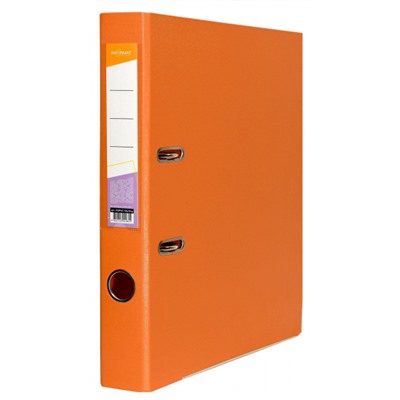 Папка-регистратор 55 мм PVC 2-стор. оранжевый, с уголками P2PVC-55/Org inФОРМАТ