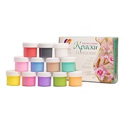 Набор акриловых красок  12цв 20 мл пастельные(глянец) 31С 2012-08 Луч