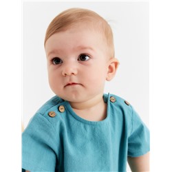 Футболка детская MINAKU, рост 74-80 см, голубая