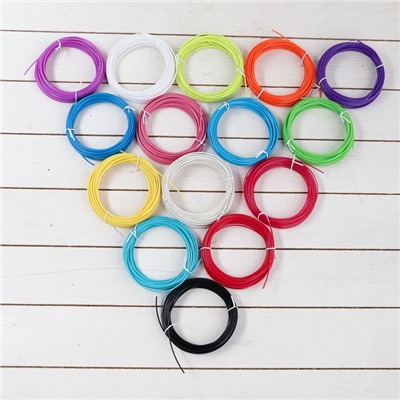 Пластик Luazon PLA-15, для 3D ручки, 15 цветов по 10 метров