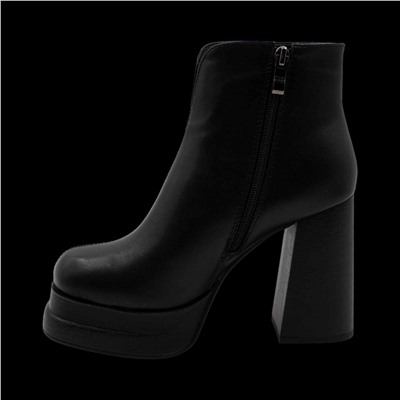 Ботинки из натуральной кожи Р-188-1 черные