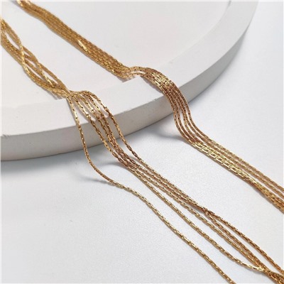 Колье из цепочек