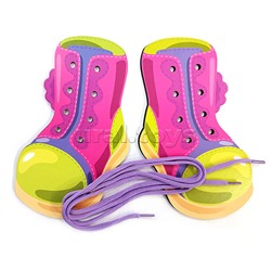 Шнуровка деревянная "Сапожки" Baby Toys