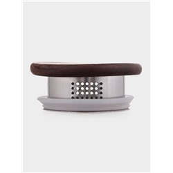 Кувшин «Акация», 1 л, 15×10×22, деревянная ручка и крышка-сито, стекло, прозрачный