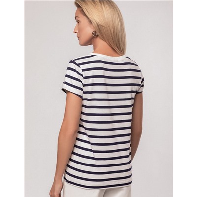 Футболка из премиального хлопка с эластаном