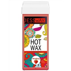 JessNail Воск тёплый в картридже, клубника, 100 мл 6884