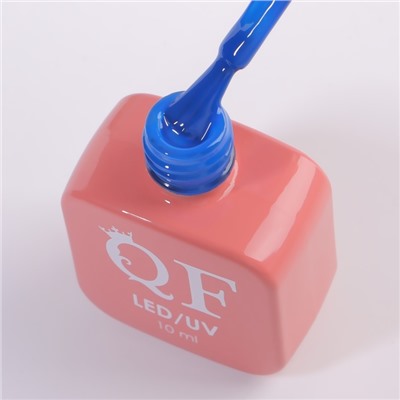 Гель лак для ногтей, однотонный, трехфазный, 10 мл, LED/UV, синий (260)