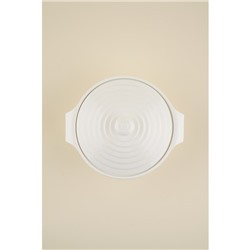 Кастрюля SL Home «Санторини», 1.57 л, 24.5×21.5×8 см, жаропрочная керамика, белая
