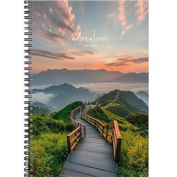 Тетрадь А4  60л клетка на спирали "КРАСИВАЯ ПРИРОДА - 3" 60-8997 Проф-Пресс