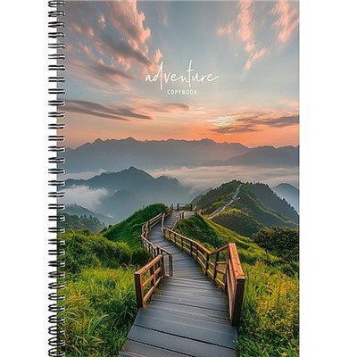 Тетрадь А4  60л клетка на спирали "КРАСИВАЯ ПРИРОДА - 3" 60-8997 Проф-Пресс