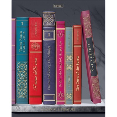 Тетрадь  48л клетка soft-touch "Золотые страницы" скруг.углы (094279) Хатбер