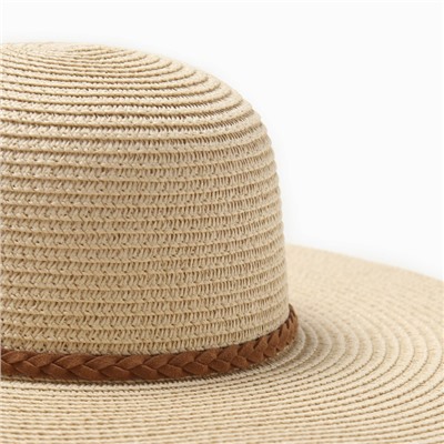 Шляпа женская MINAKU, бежевый, размер 58