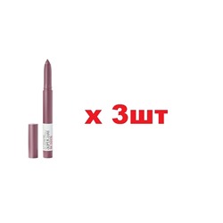 Maybelline New York Помада-стик для губ Super Stay Ink Crayon тон 25 3шт