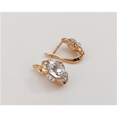 Серьги с кристаллами Swarovski