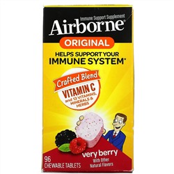 AirBorne, Original Immune Support Supplement, Very Berry, 96 Chewable Tablets