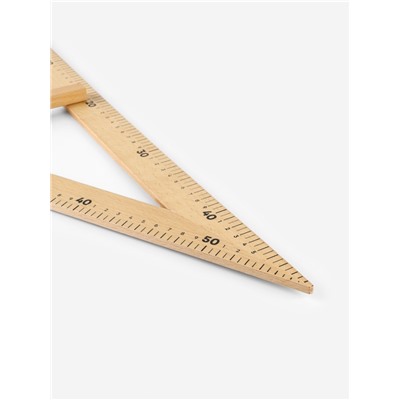 Линейка портновская «Угольник», 50×32.5 см, дерево