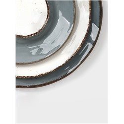 Тарелка Magistro Alpine Frost, d=27 см, фарфор, белая