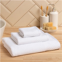 Полотенце махровое LoveLife Royal 50×90 см, цвет белый, 100% хл, 450 г/м²