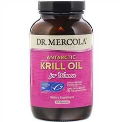 Dr. Mercola, Жир антарктического криля для женщин, 270 капсул
