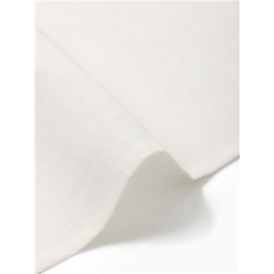 Набор салфеток с декоративными кольцами «Этель» Snow, 40×40 см - 4 шт., 100% лён