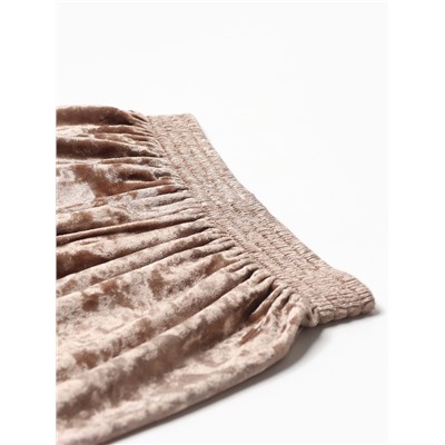 Шорты женские KAFTAN Velvet, размер 44-46, кофейные