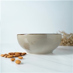 Салатник Magistro «Церера», 1.1 л, 18.5×7.5 см, фарфор, коричневый