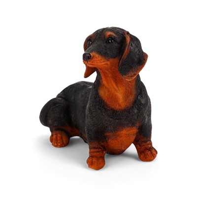 Садовая фигура из полистоуна «Собака такса», 20×20×12 см