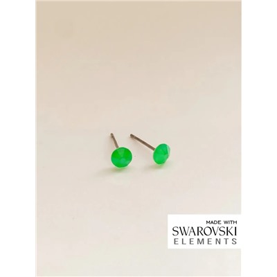 Серьги с кристаллами Swarovski