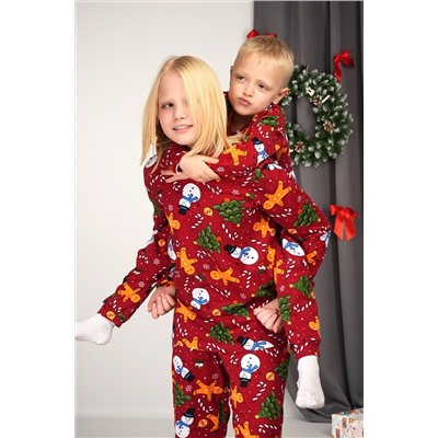 Детская новогодняя пижама Happyfox